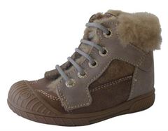 BabyBotte Alpagafl pigesko / drengesko (unisex), foret sn�resko, brun