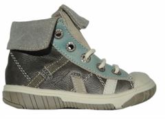 BabyBotte Artiste drengesko, sn�resko, kaki/bl�