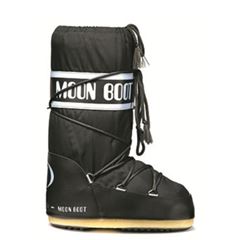 Moon Boot nylon, sort, snest�vle