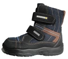 Richter 1677 vandt�tte (membran) drengest�vler, velcrost�vler, navy
