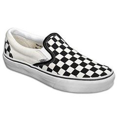 Vans Classic Slip-on, Vans sko, sort/hvid tern