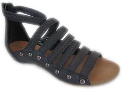 Amust damesandal, sort