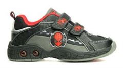 Spiderman drengesko, kondisko med velcro m/lys (2. sortering)