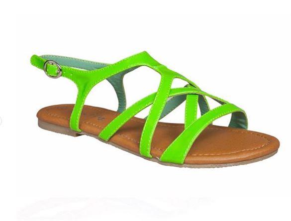 Duffy rem sandal, grøn