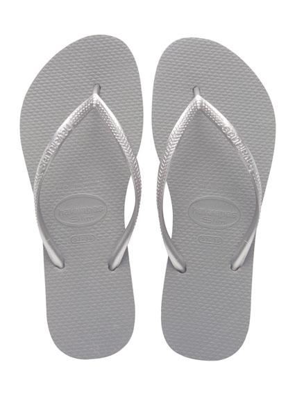 Havaianas Slim Grå/sølv, klip-klap (flip-flop)