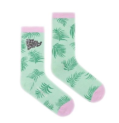 The White Brand Socks - Flamingo / Palme